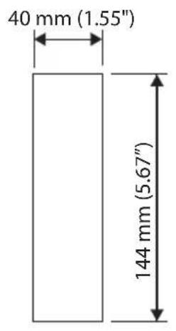 40 mm (1.55") 144 mm (5.67")