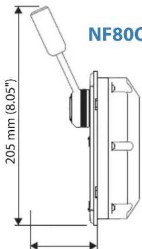 NF80C 205 mm (8.05")