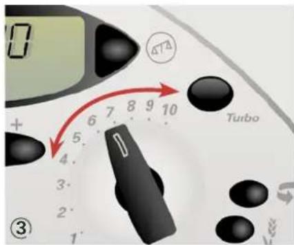 0 + - 5. 4. 3. 2. 1. 6 7 8 9 10 Turbo ③