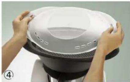 VORWERK Bimby TM31 - Perigo de queimadura por saída de vapor e condensação de água - 1