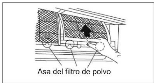 Asa del filtro de polvo