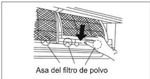 Asa del filtro de polvo