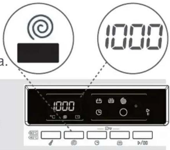 NEW POL NW8140F4 - 2- Mando selector de velocidad de centrifugado - 1