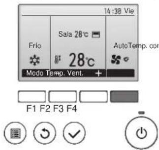 MITSUBISHI GPLZS-100VBAS - Ajuste de la velocidad del ventilador - 1