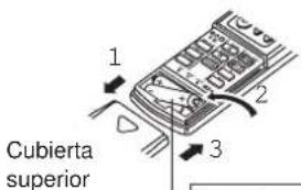 MITSUBISHI GPLZS-100VBAS - Instalación/sustitución de pilas - 1