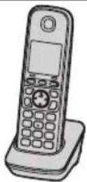PANASONIC KX-TG6721SP - Unidad portátil (opcional): KX-TGA671EX - 1