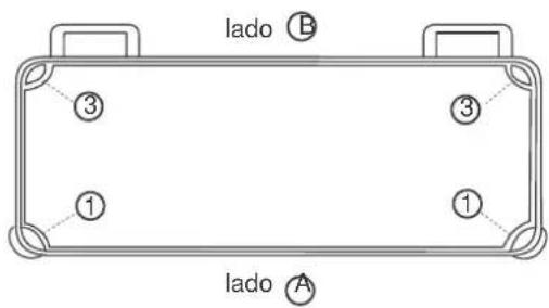 lado B ③ ③ ① ① lado A