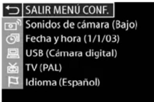 HP PhotoSmart 930 - Capítulo 6: Utilización del menú Configurar - 1