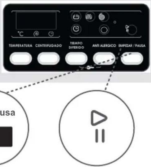TEMPERATURA CENTRIFUSADO TEMPO DIPERIO ANTI ALERGICO EMPEAR / PAUSA usa