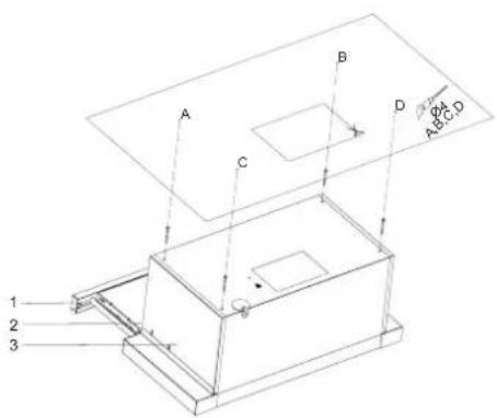 A B C D 1 2 3 A,B,C,D