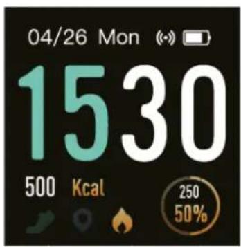 04/26 Mon 1530 500 Kcal 250 50%