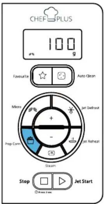 WHIRLPOOL MCP 344 - POP CORN (PIPOCAS) (disponível apenas no modelo MCP 342) - 1