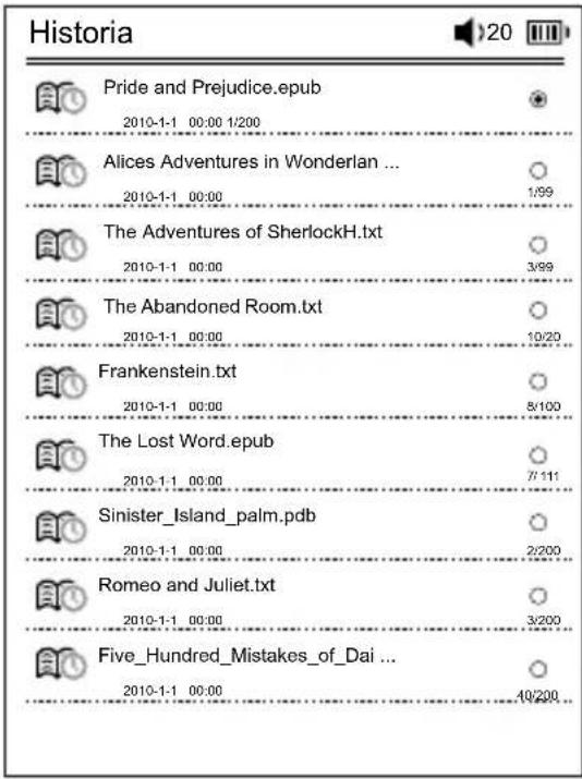 ENERGY SISTEM E‑ink eReader 1162 - HIsTORIaL De aRCHIVOs ReCleNTes - 1