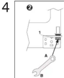 4 ② 1 A B