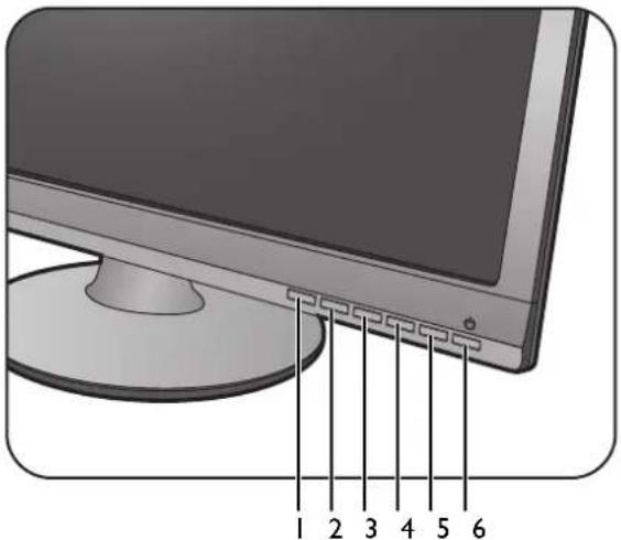BENQ DL2215 - El panel de control - 1