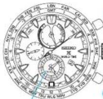 SEIKO Prospex SSC549P1 - - Cómo ajustar la hora de alarma y cómo activar / desactivar la alarma. - 8