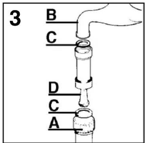 3 B C D C A
