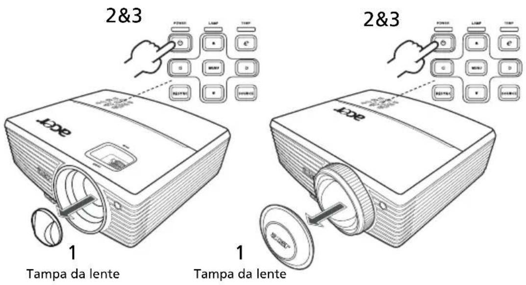 2&3 1 Tampa da lente 2&3 1 Tampa da lente