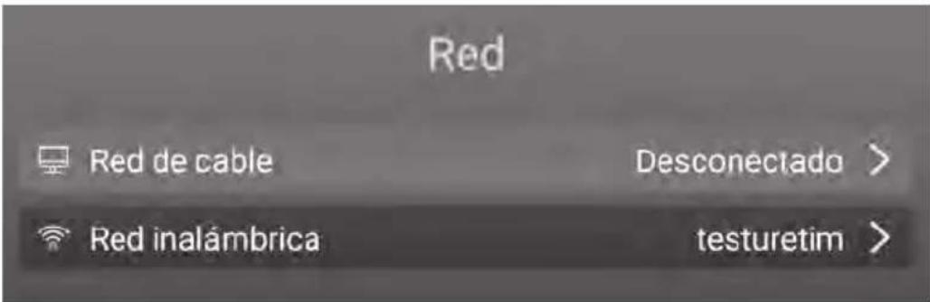 Red Red de cable Desconectado > Red inalámbrica testuretim >