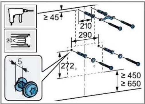 BALAY 3BC586GN - Preparar la pared - 1