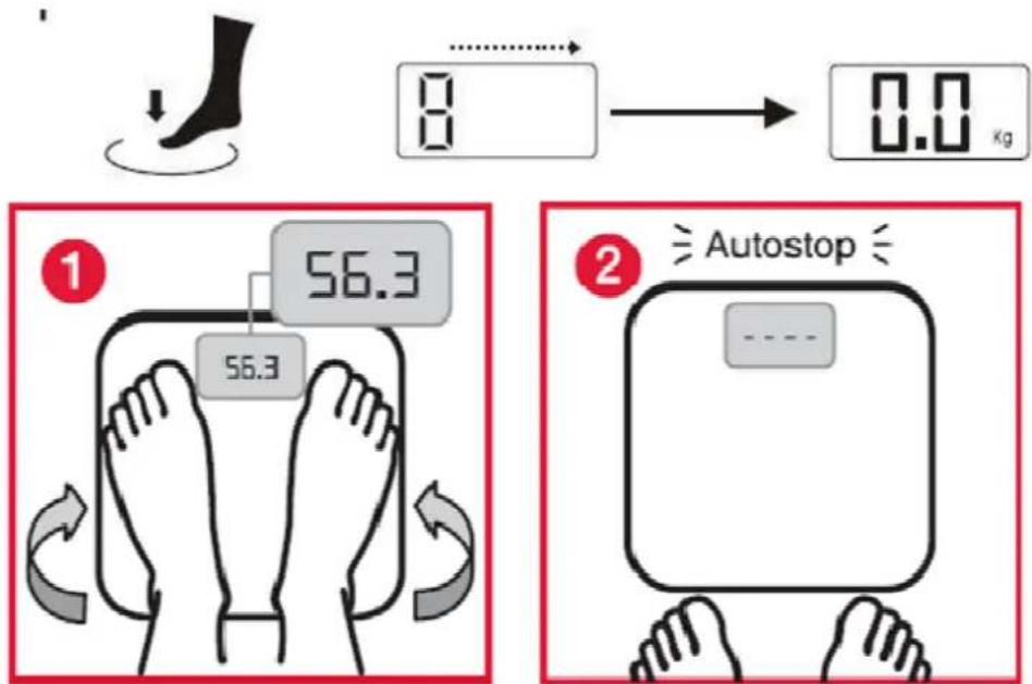 8 0.0 kg ① 56.3 56.3 ② ≧ Autostop ≧