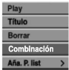 Play Título Borrar Combinación Aña. P. list >