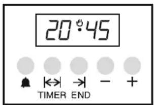 20°45 TIMER END