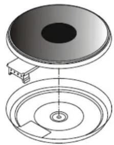CANDY CGG5611SBW - UTILISATION DES PLAQUES ELECTRIQUES DE LA TABLE DE CUISSON - 1