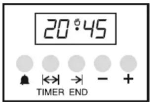 20°45 TIMER END