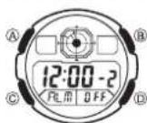 CASIO Collection AE-2000WD-1AVEF - Para ajustar una hora de alarma - 1
