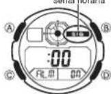CASIO Collection AE-2000WD-1AVEF - Para activar y desactivar la señal horaria - 1