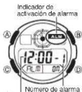 CASIO Collection AE-2000WD-1AVEF - Alarmas - 1