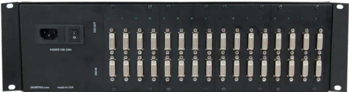 Smart-AVI RK-DVS-TX16S - Installation Diagram Three - Rack to Rack - 3