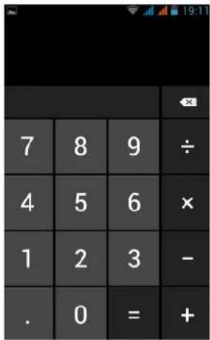 7 8 9 ÷ 4 5 6 × 1 2 3 - . 0 = +