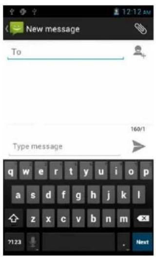 New message To 160/1 Type message q w e r t y u i o p a s d f g h j k l z x c v b n m ?123 Next