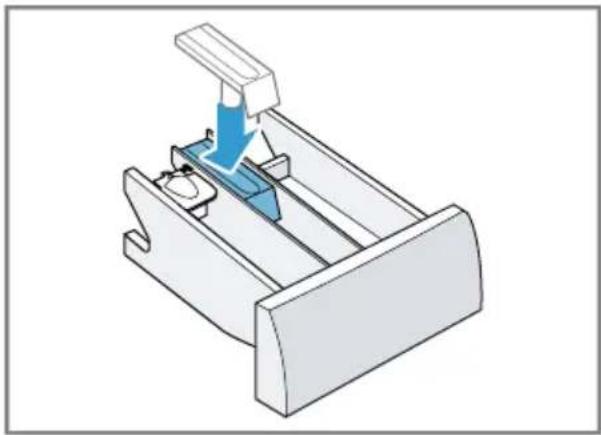 SIEMENS WM12UT65ES - Limpiar el compartimento para detergente - 4