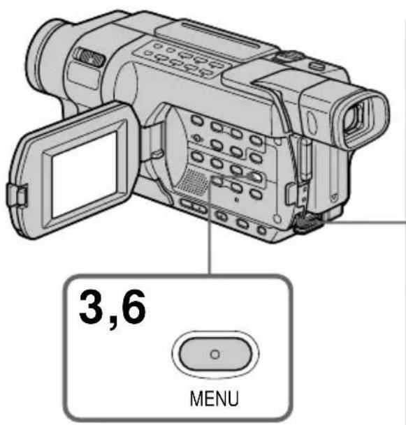 3,6 MENU