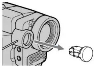 SONY CCD-TRV145E - Substituir a lâmpada - 1
