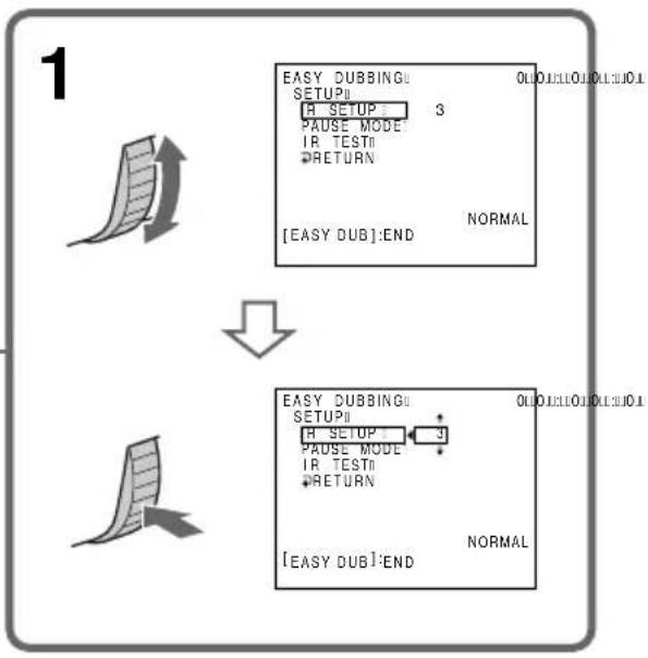SONY CCD-TRV145E - Programar o código IR SETUP - 1
