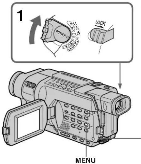 1 POWER OFF/ACK LOCK MENU