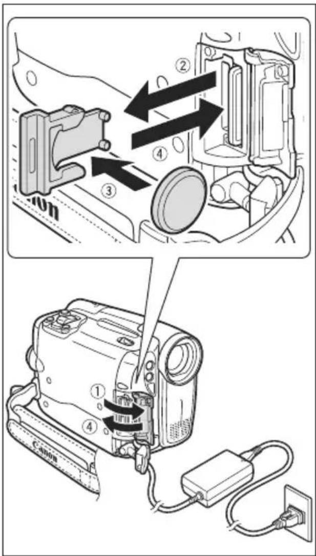 CANON MVX430 - Paso 6: Instalación de la pila de reserva - 2
