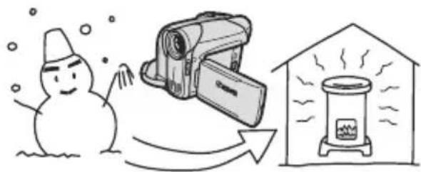 CANON MVX430 - Se puede producir condensación en los siguientes casos: - 2