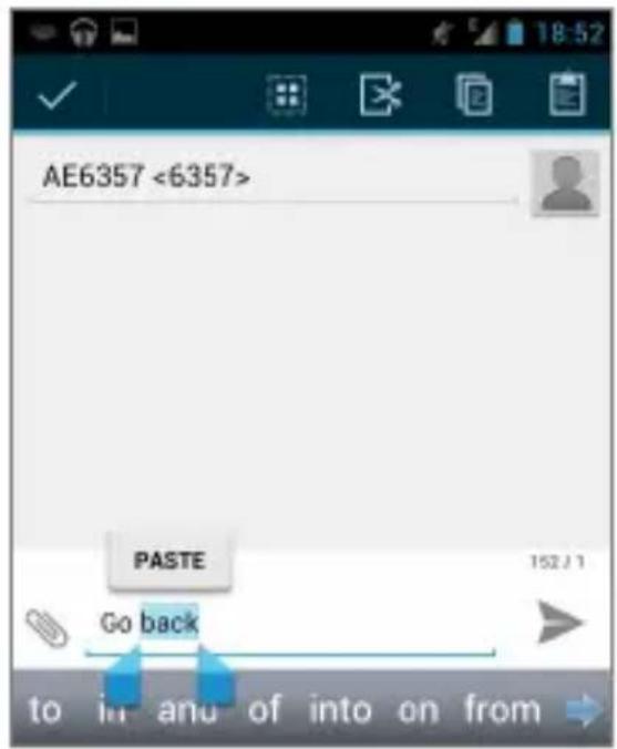 ZTE Skate Pro - Edición de texto - 1