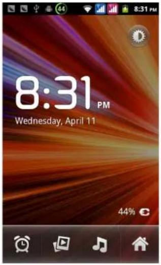 Prixton Linker C16 - Reloj en la pantalla principal - 1