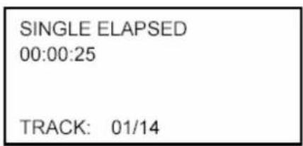 SINGLE ELAPSED 00:00:25 TRACK: 01/14