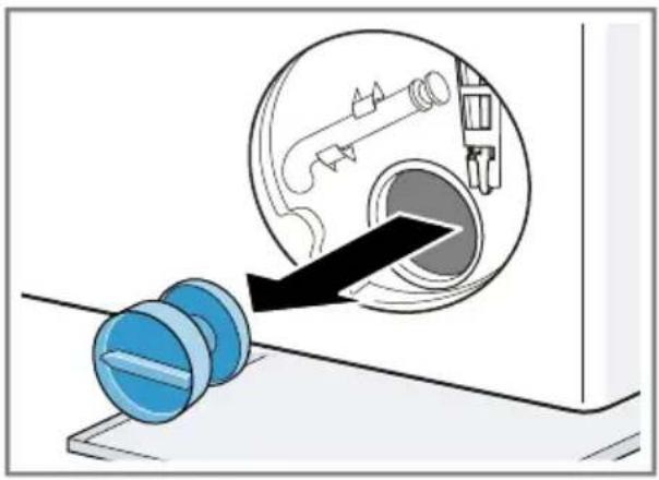 BOSCH WUU28T7XES - Limpiar la bomba de vaciado - 1