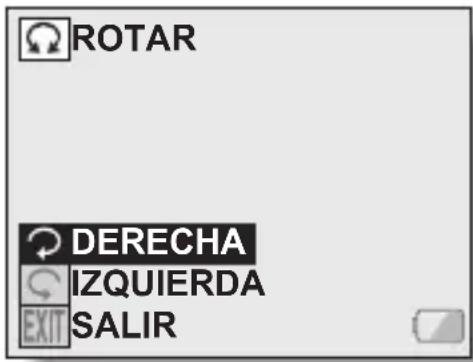 ROTAR DERECHA IZQUIERDA EXIT SALIR