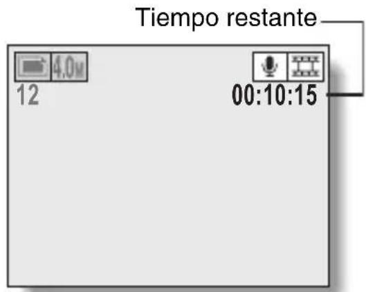 Tiempo restante 12 4.0M 00:10:15