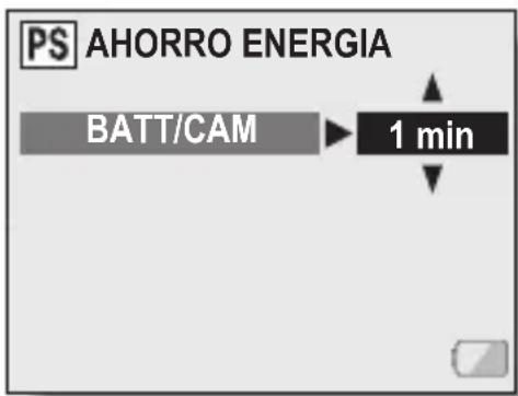 PS AHORRO ENERGIA BATT/CAM 1 min