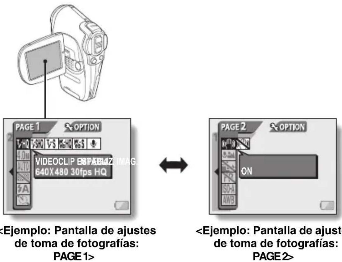 SANYO Xacti VPC-C4E - Menús gemelos para un manejo sencillo (páginas 62 y 84) - 1